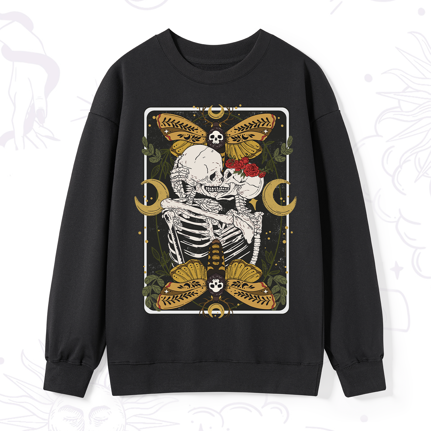 Purplehecate Deathless Moonlit Love Sweatshirt