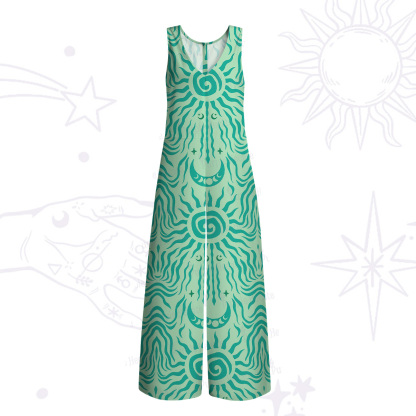Purplehecate Solar Ritual Wide Leg Jumpsuit