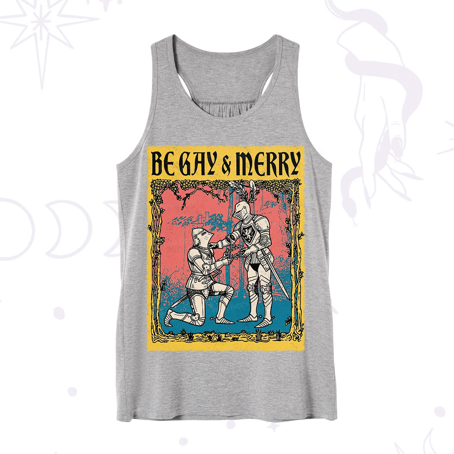 Purplehecate Be Gay Merry Medieval Knights Tank