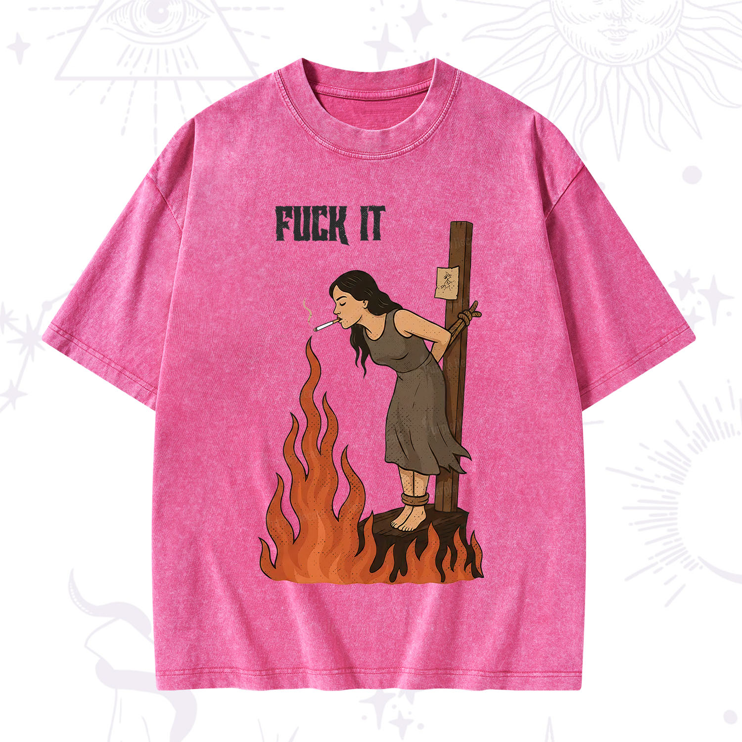 Purplehecate F*ck It Witch Washed T-Shirt