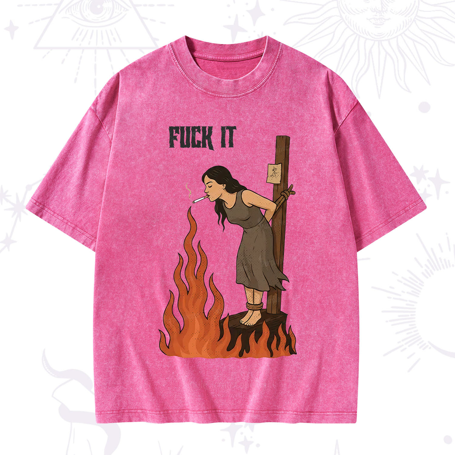 Purplehecate F*ck It Witch Washed T-Shirt