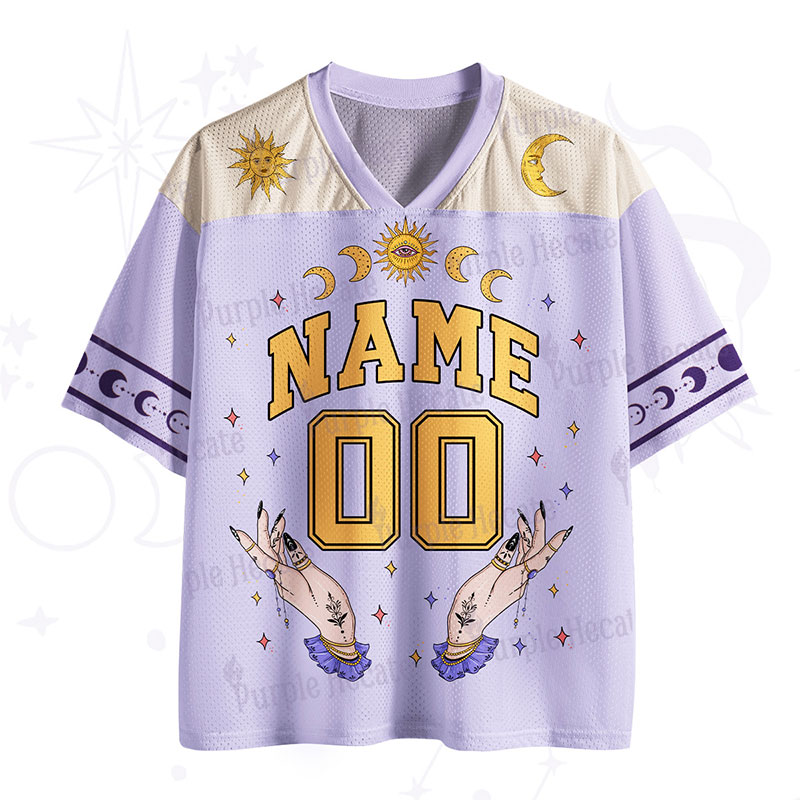 Personalized Purplehecate Moonlight Sorcery Mesh Jersey