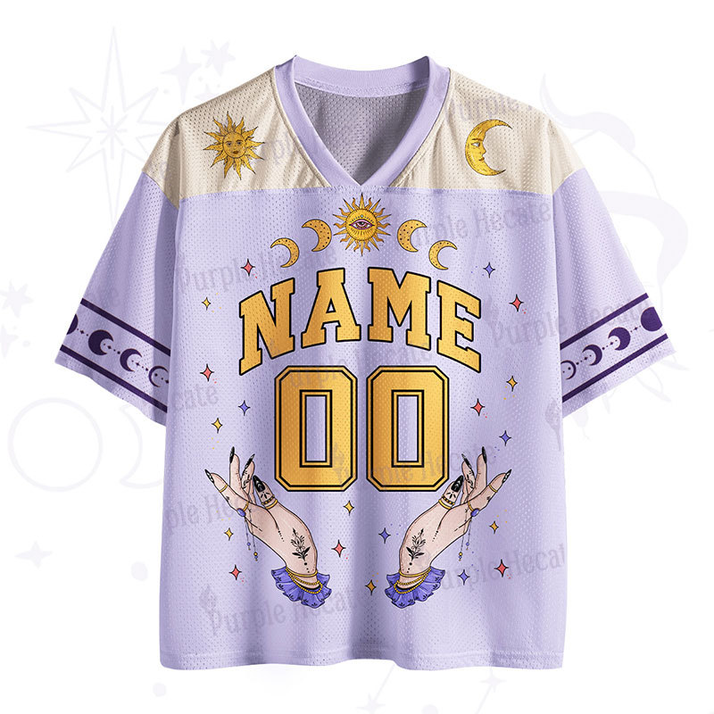 Personalized Purplehecate Moonlight Sorcery Mesh Jersey