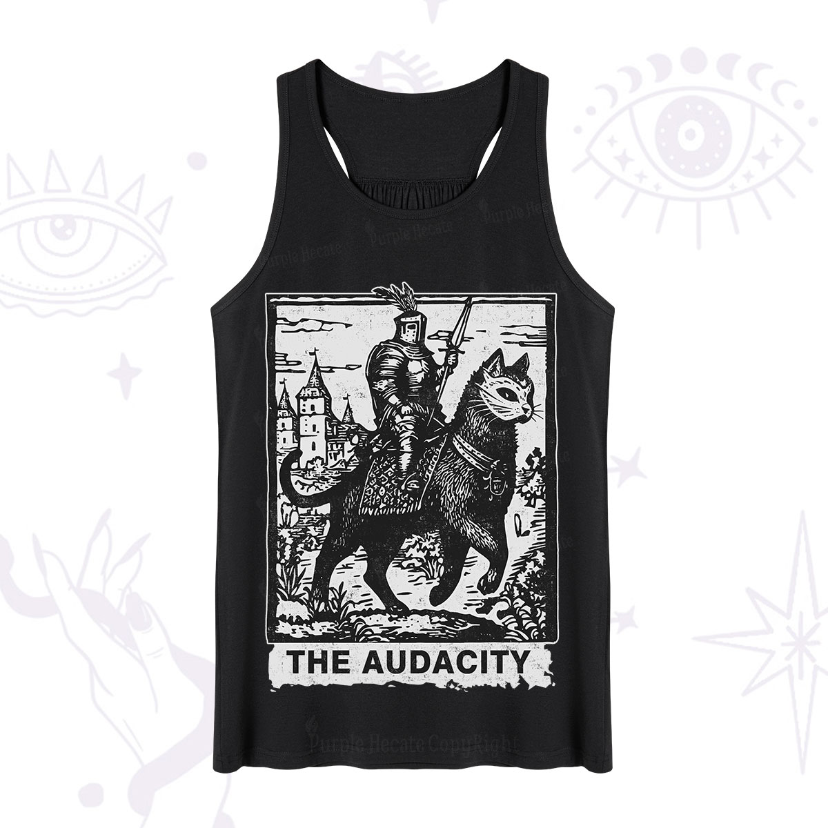 Purplehecate The Audacity Knight Cat Tank