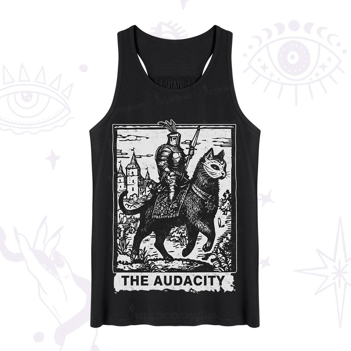 Purplehecate The Audacity Knight Cat Tank