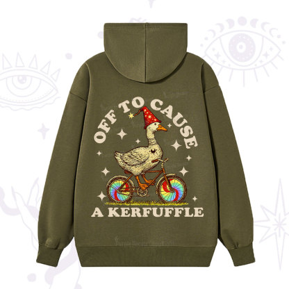 Purplehecate Off to Cause a Kerfuffle Goose Hoodie