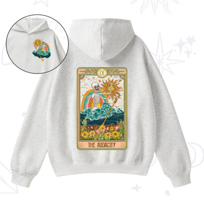 Purplehecate The Audacity Tarot Card Fleece Hoodie Suit