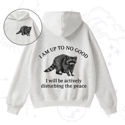 Purplehecate Trash Raccoon Backyard Wildlife Fleece Hoodie Suit