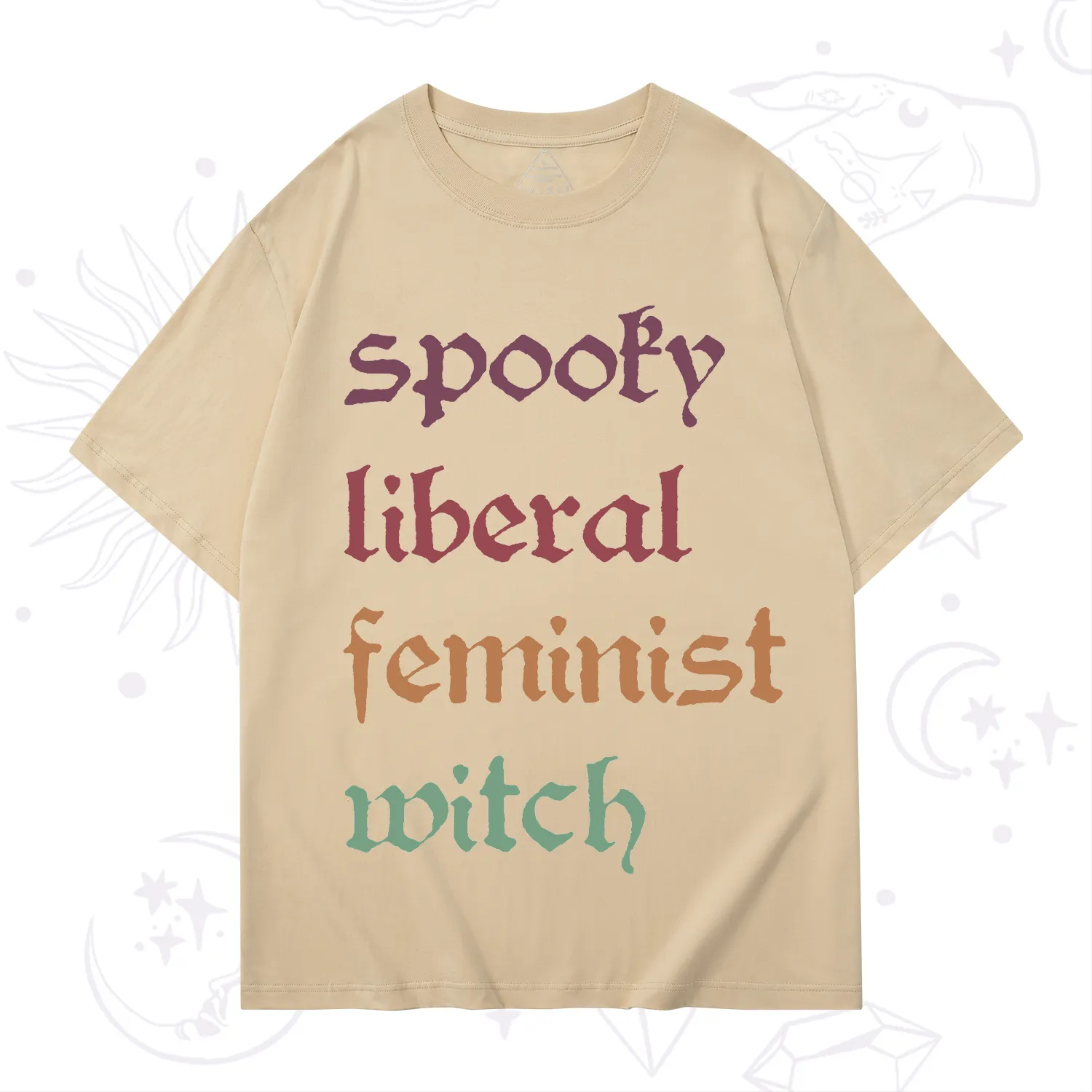 Purplehecate Spooky Liberal Feminist Witch T-Shirt