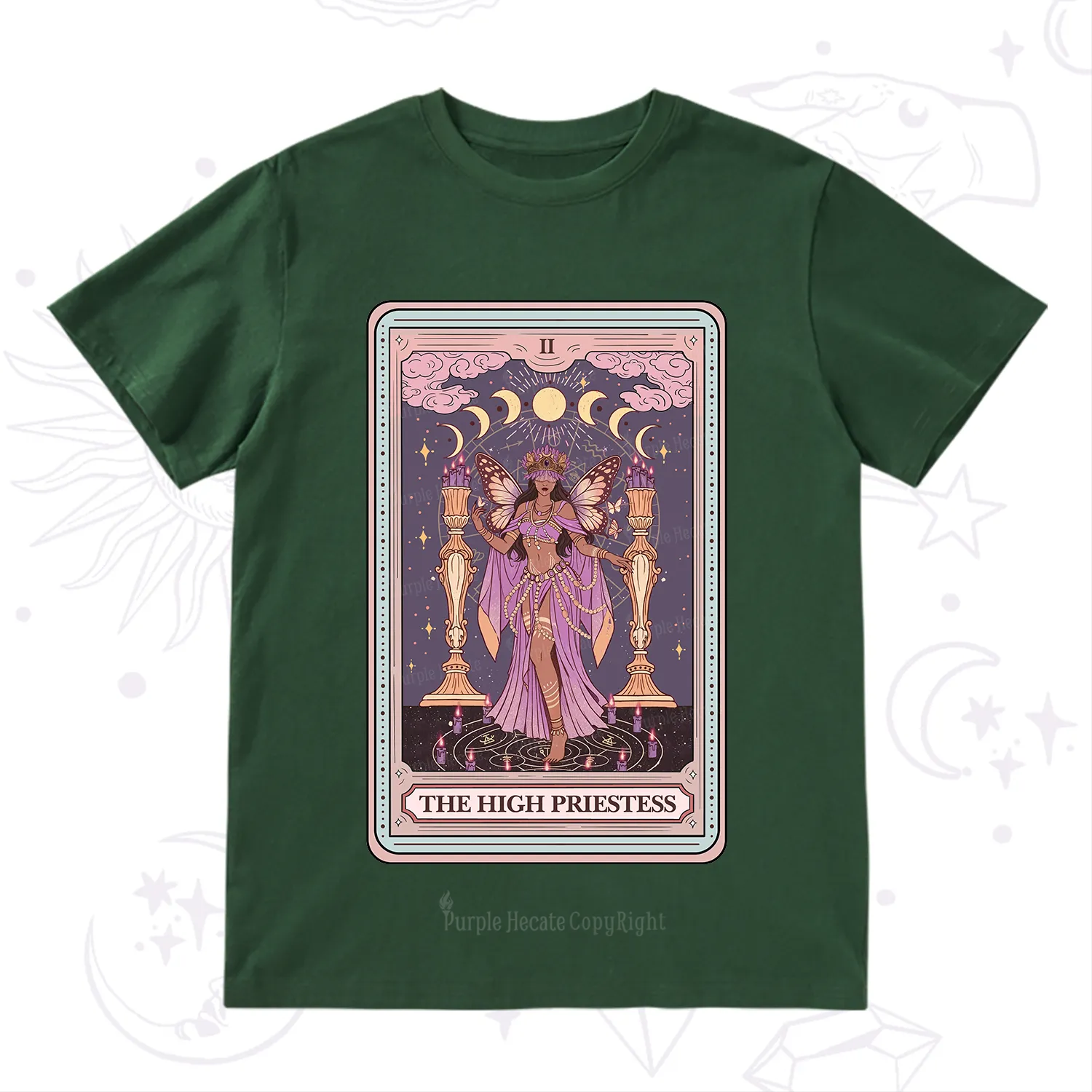 Purplehecate The Mystic High Priestess T-Shirt