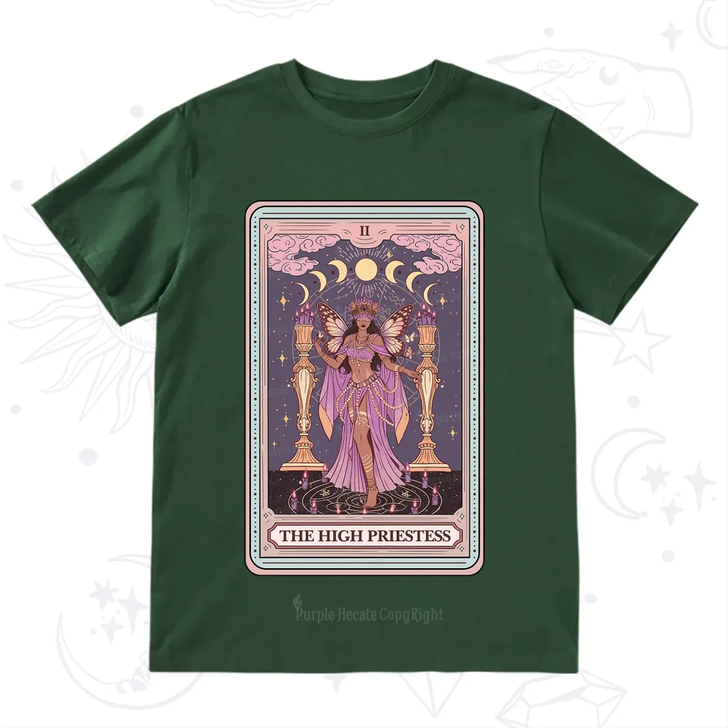 Purplehecate The Mystic High Priestess T-Shirt
