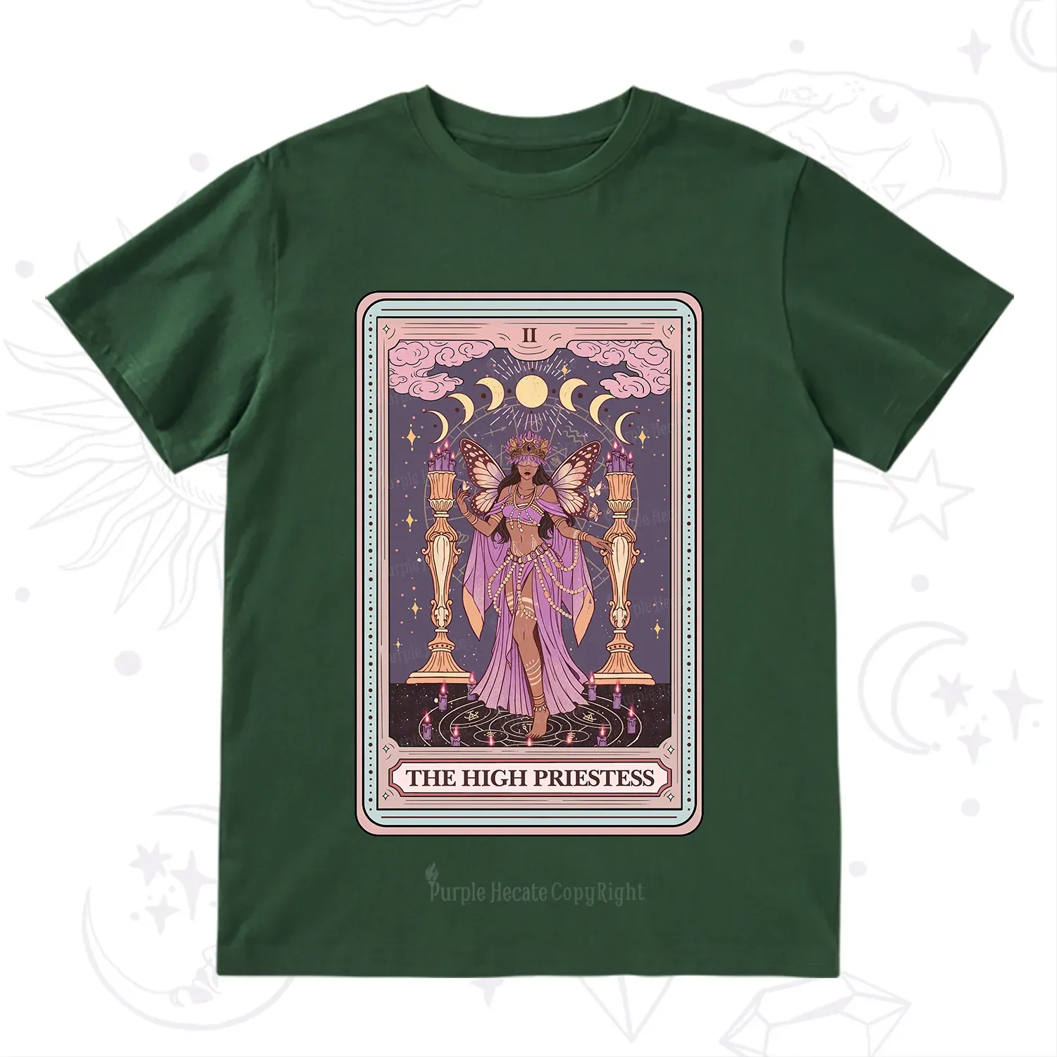 Purplehecate The Mystic High Priestess T-Shirt