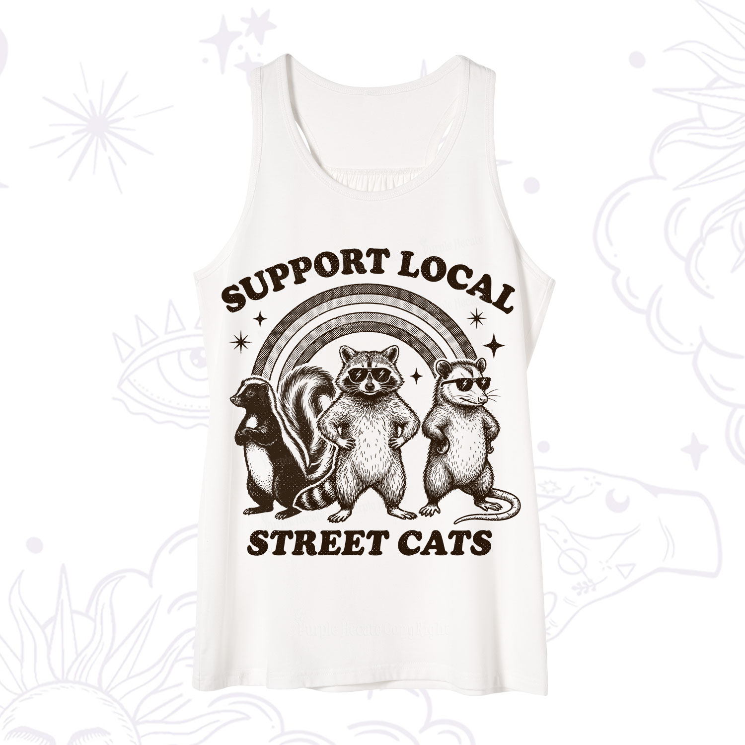 Purplehecate Support your local street cats Tank