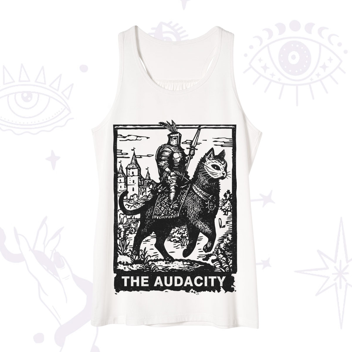 Purplehecate The Audacity Knight Cat Tank