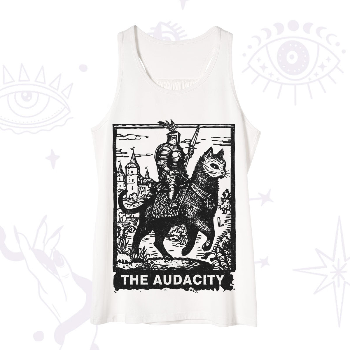 Purplehecate The Audacity Knight Cat Tank