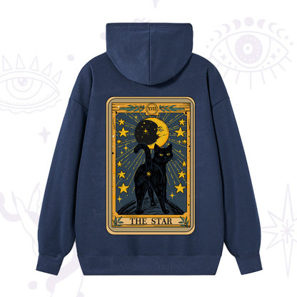 Purplehecate The Star Tarot Cat Hoodie