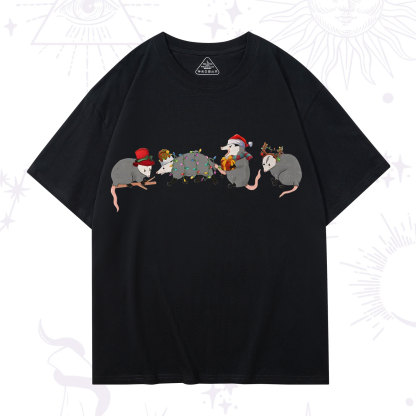 Purplehecate Opossum Christmas T-Shirt