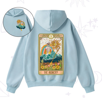 Purplehecate The Audacity Tarot Card Fleece Hoodie Suit