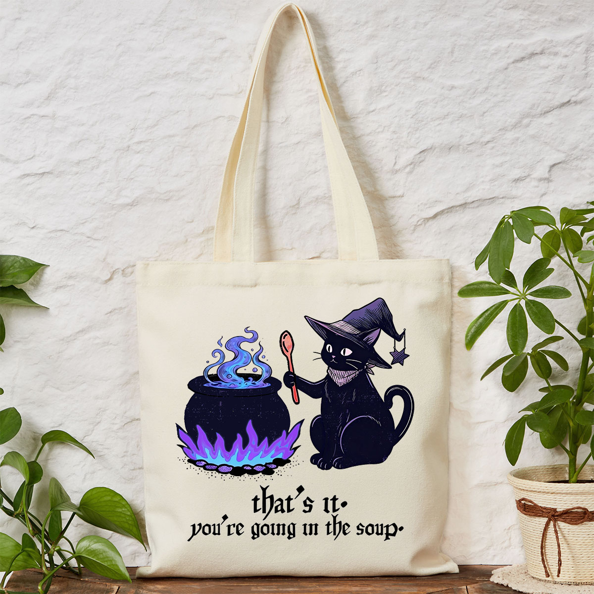 Purplehecate That's It You're Going In The Soup Tote Bag