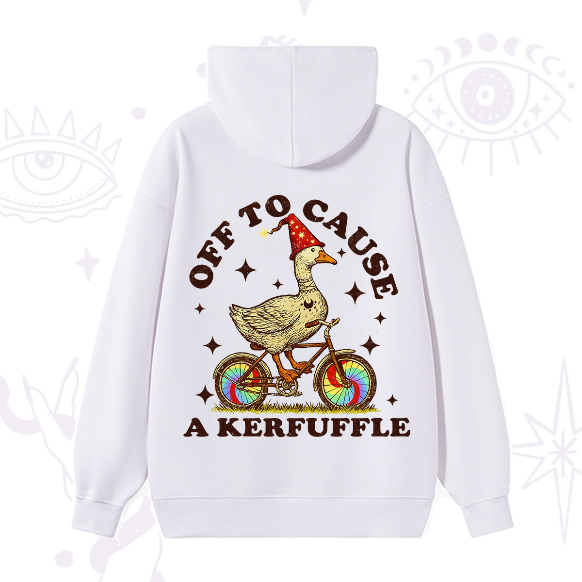 Purplehecate Off to Cause a Kerfuffle Goose Hoodie