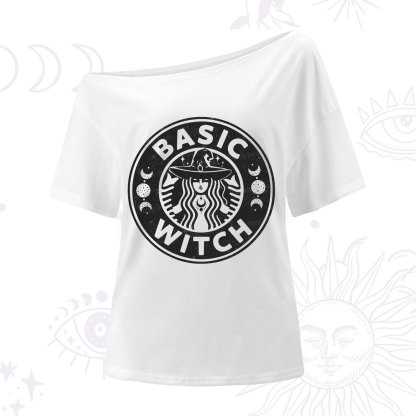 Purplehecate Basic Witch One Shoulder T-Shirt