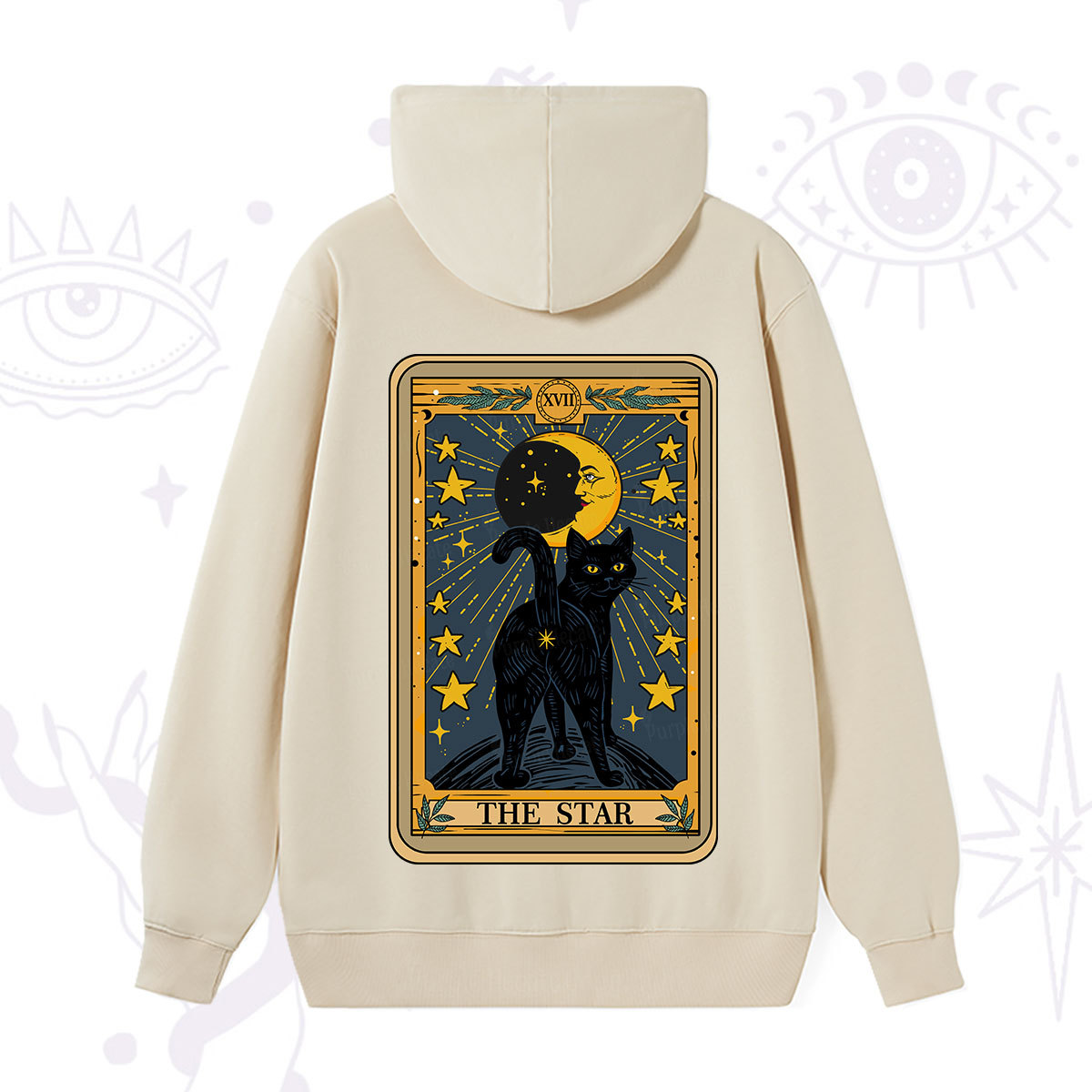 Purplehecate The Star Tarot Cat Hoodie