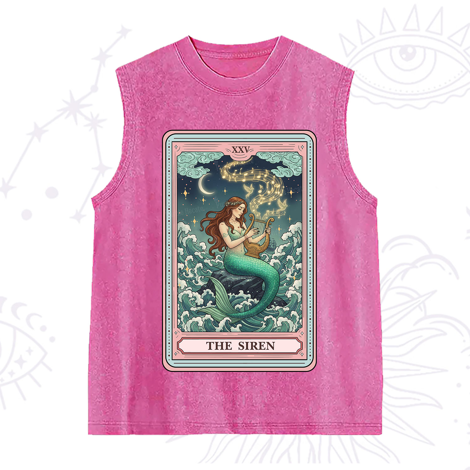 Purplehecate The Siren Tarot Washed Tank