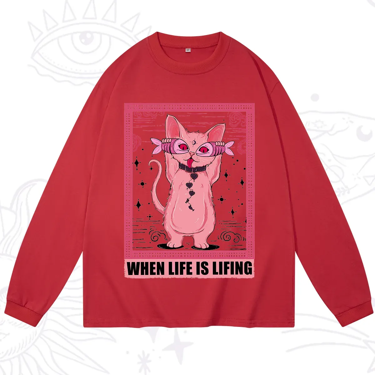 Purplehecate When Life Is Lifting Long Sleeve T-Shirt