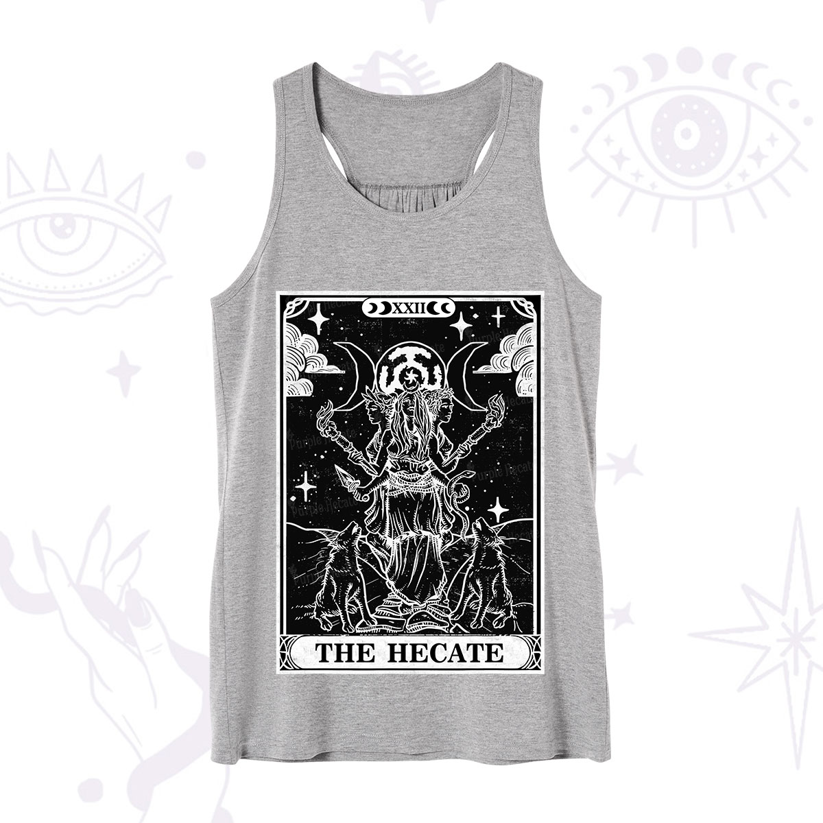 Purplehecate The Dark Moon Goddess Hecate Tarot Tank