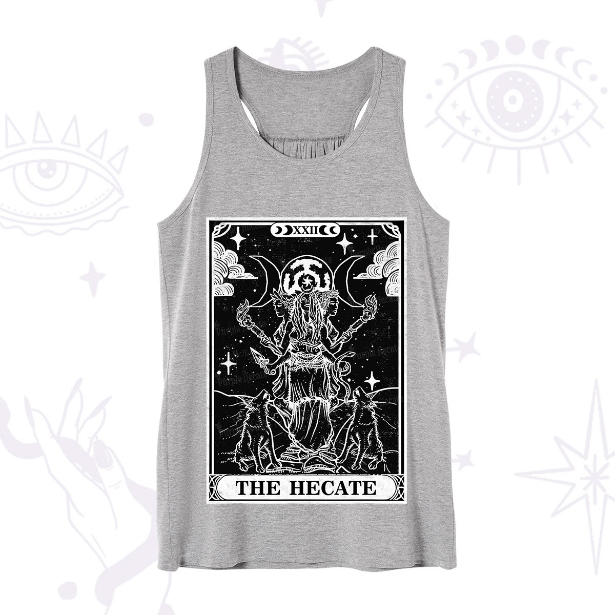 Purplehecate The Dark Moon Goddess Hecate Tarot Tank