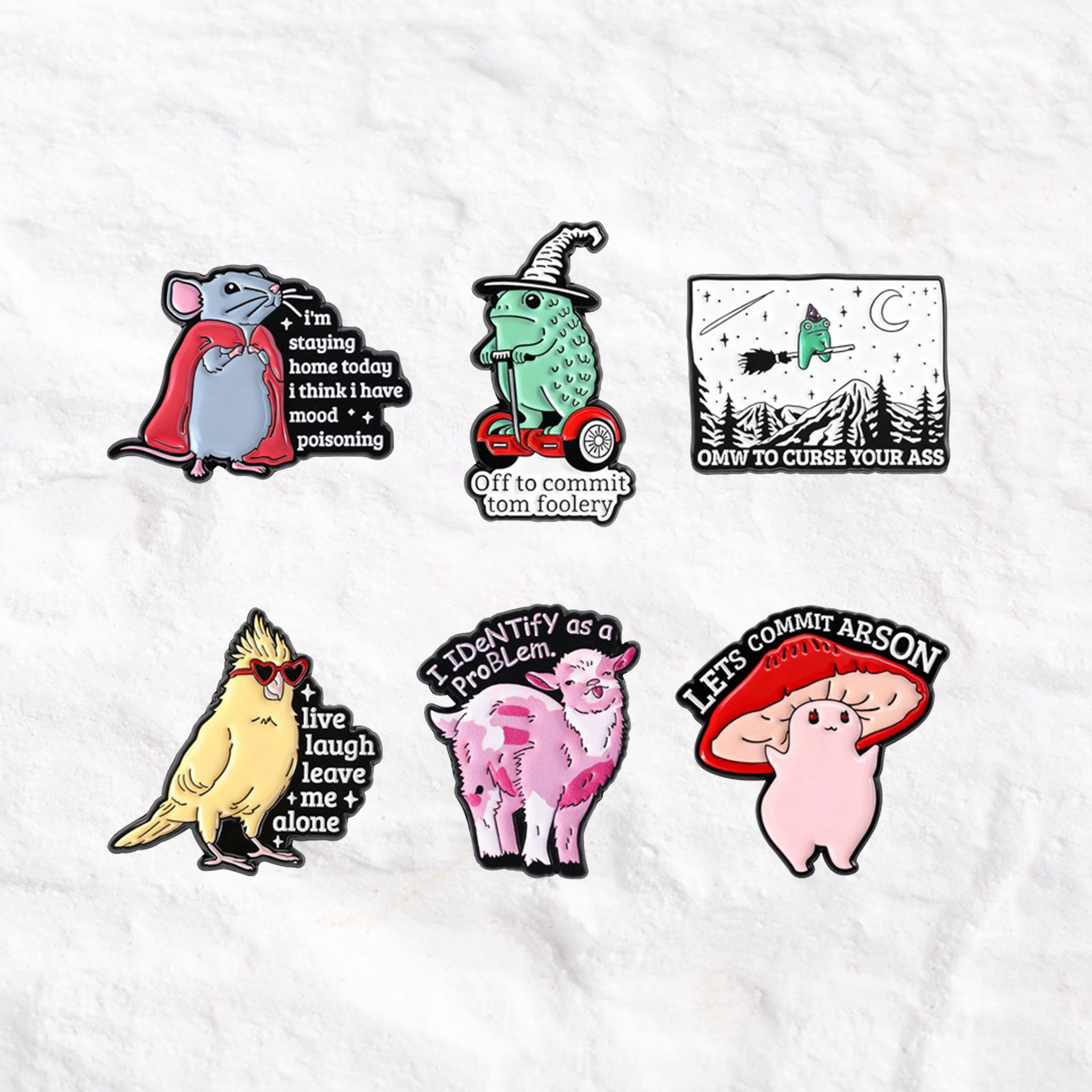 Purplehecate Omw To Curse Your Ass Pin