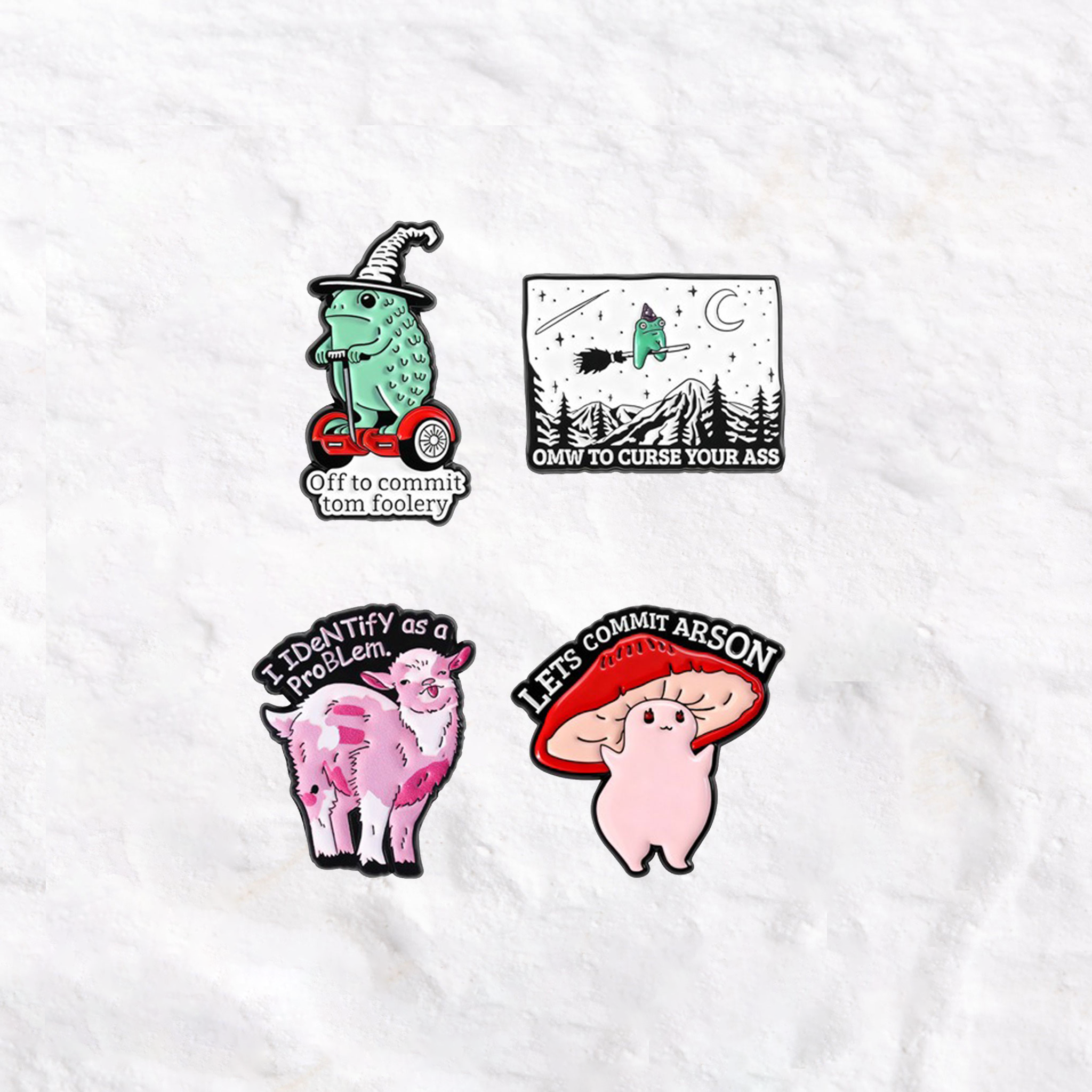 Purplehecate Omw To Curse Your Ass Pin