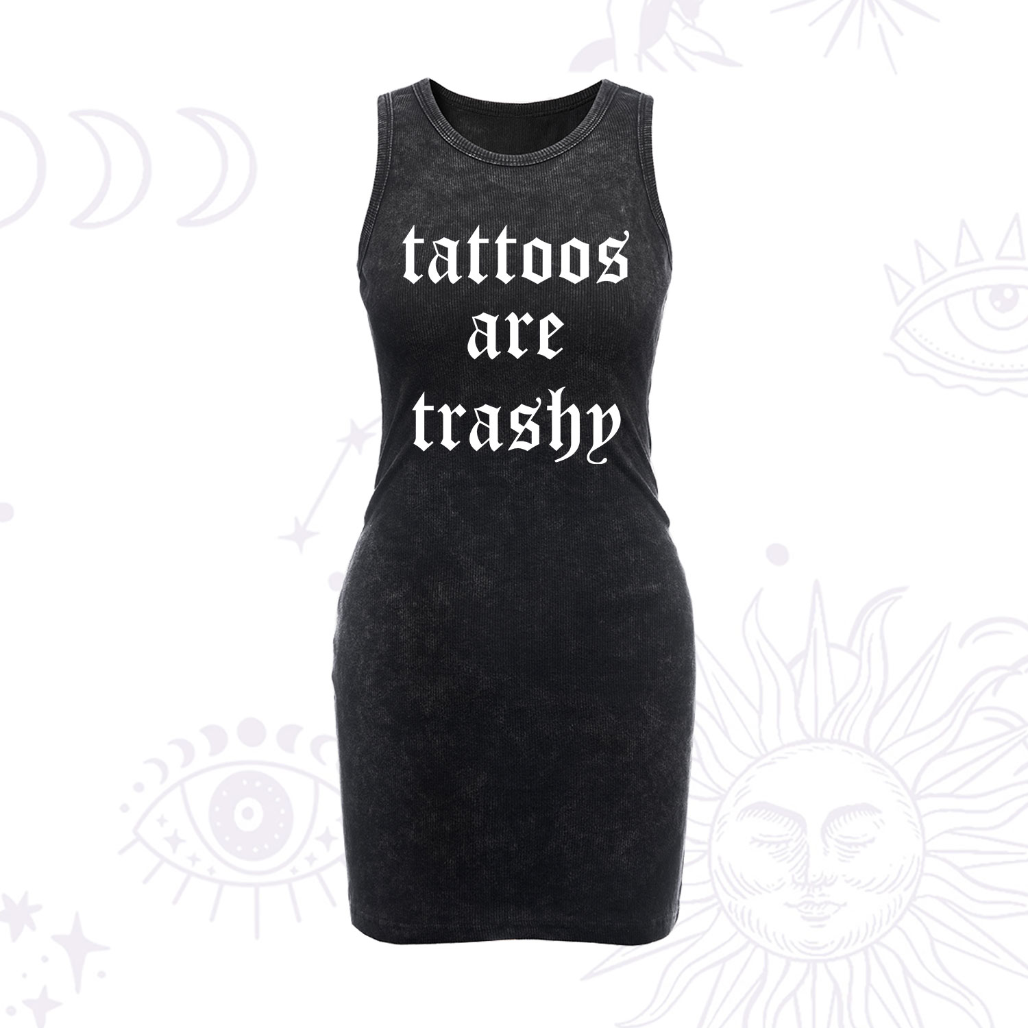 Purplehecate Tattoos Are Trashy Vintage Bodycon Tank Dress