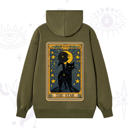 Purplehecate The Star Tarot Cat Hoodie