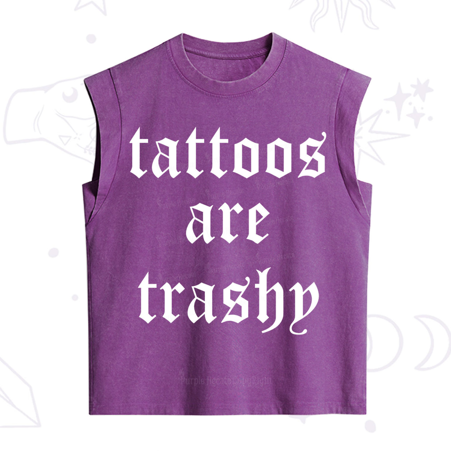 Purplehecate Tattoos Are Trashy Vintage Washed Tank