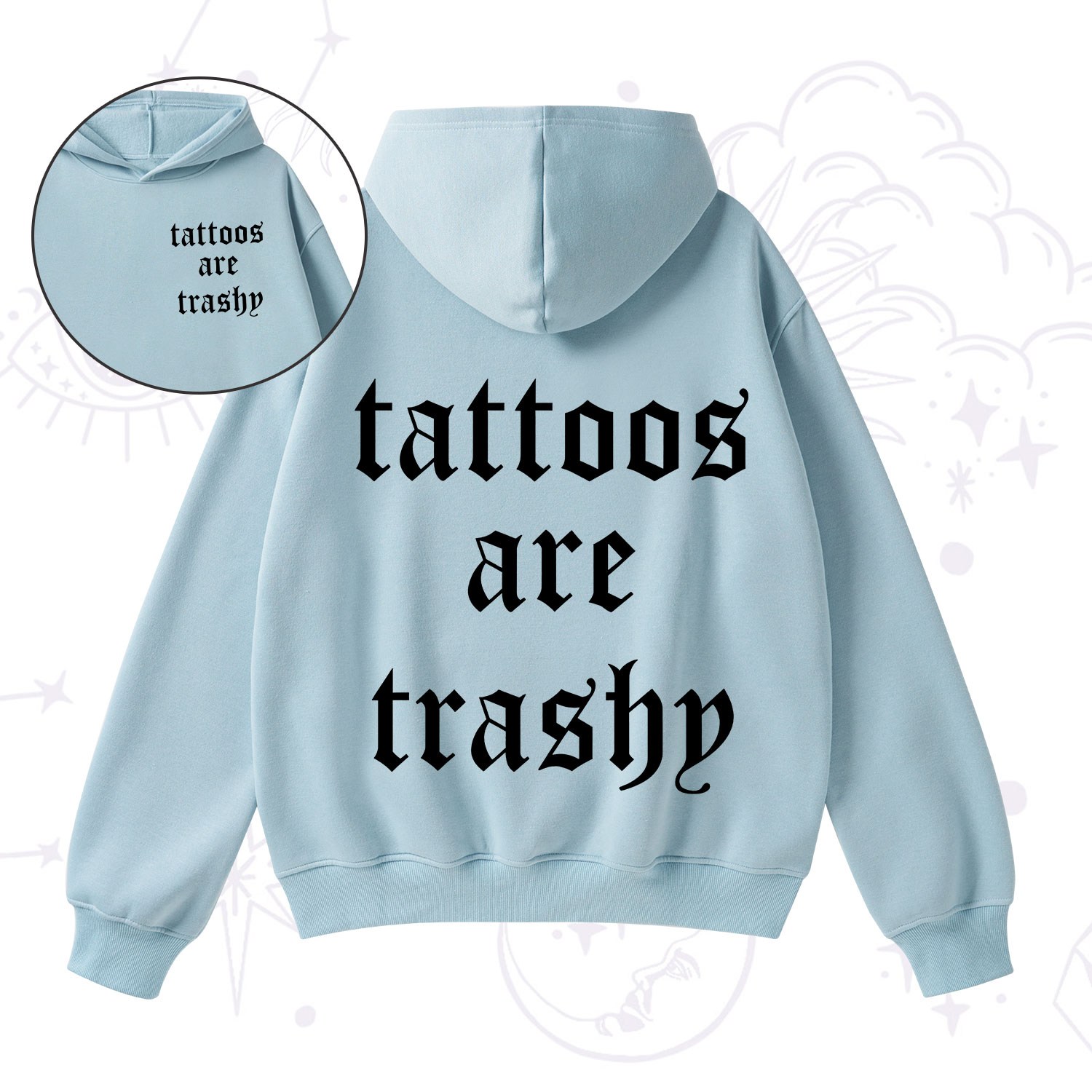 Purplehecate Tattoos Are Trashy Fleece Hoodie Suit