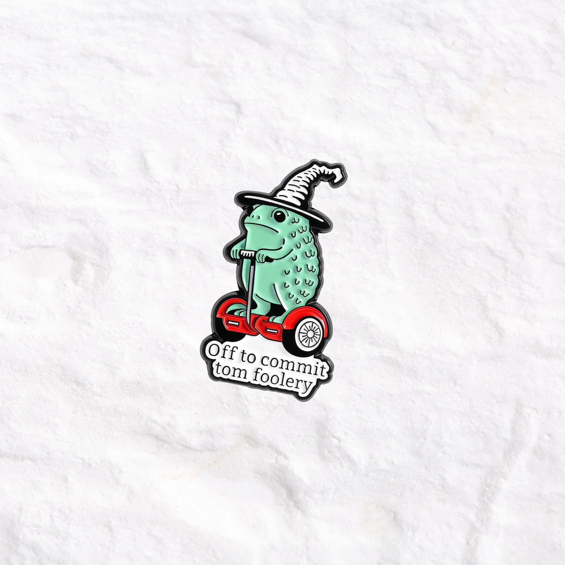 Purplehecate Off To Commit Tom Foolery Frog Pin