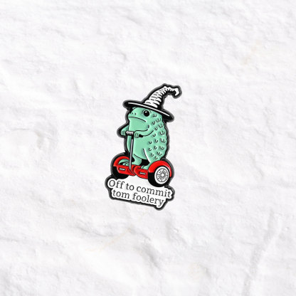 Purplehecate Off To Commit Tom Foolery Frog Pin