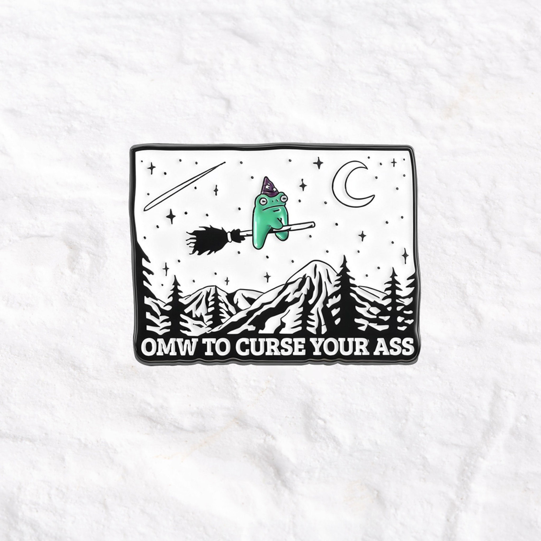 Purplehecate Omw To Curse Your Ass Pin