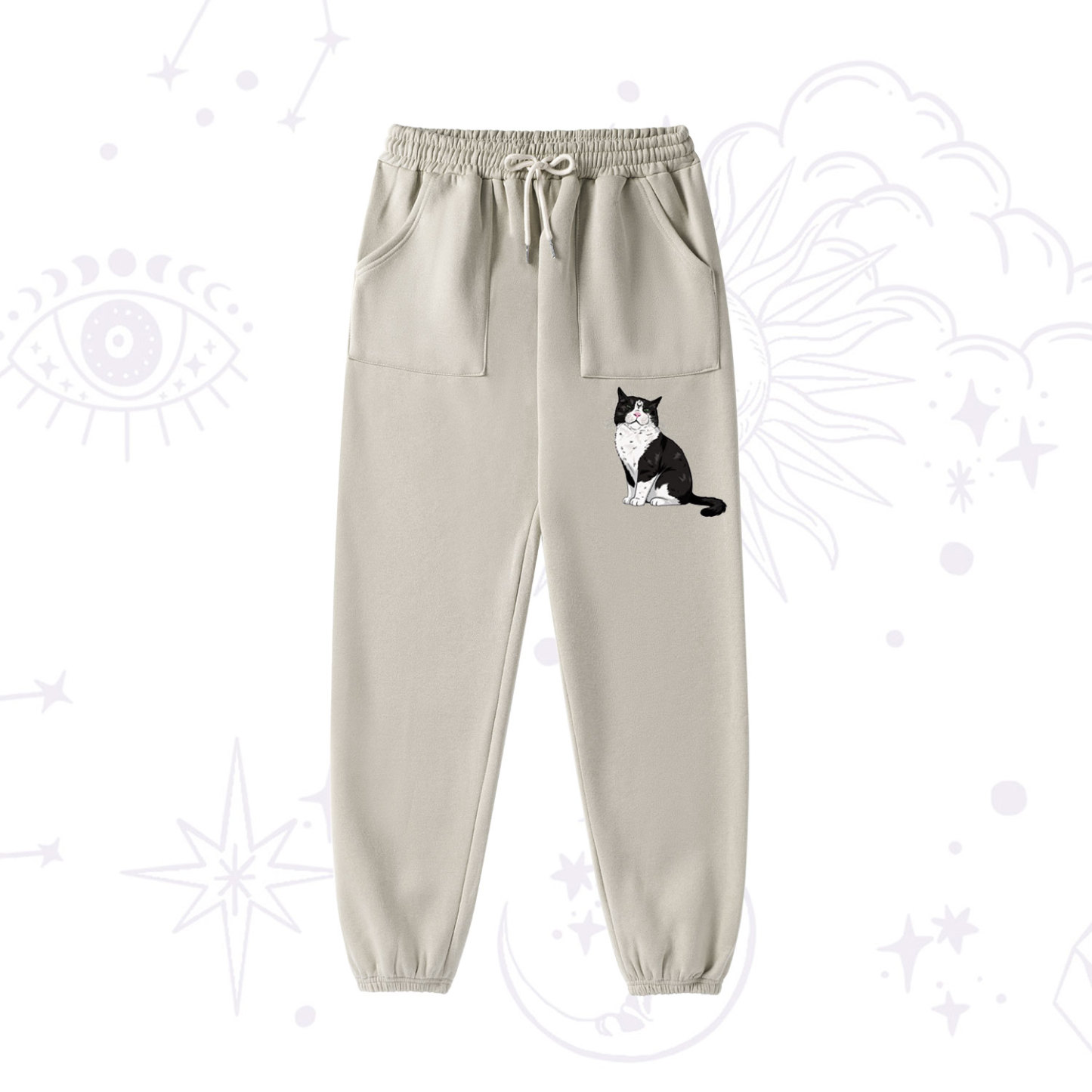 Purplehecate Sorry I Can't Go I'm an Indoor Cat Fleece Hoodie Suit