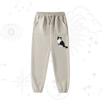 Purplehecate Sorry I Can't Go I'm an Indoor Cat Fleece Hoodie Suit