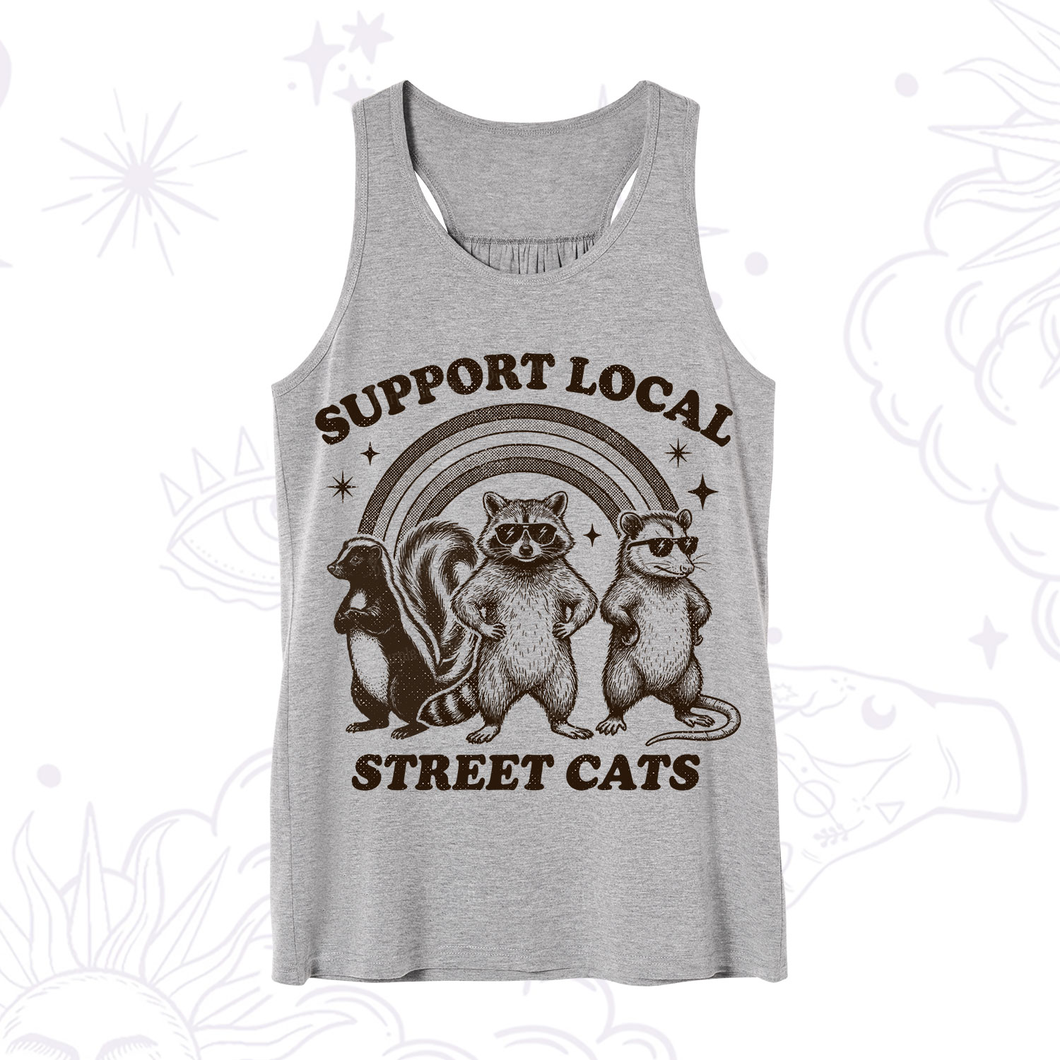 Purplehecate Support your local street cats Tank