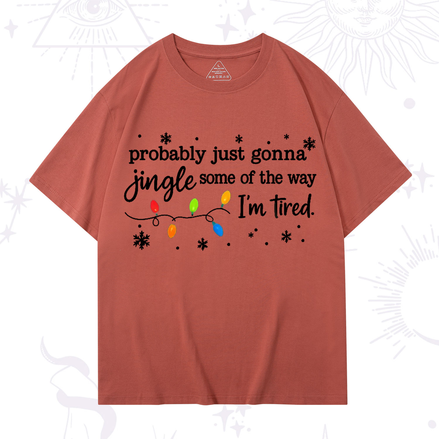 Purplehecate Probably Just Gonna Jingle Some Of The Way I'm Tired Christmas T-Shirt