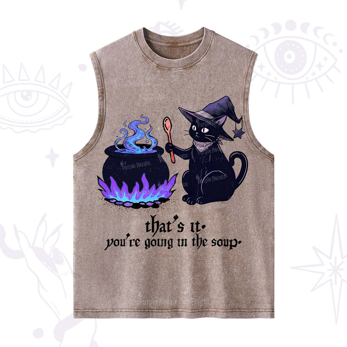 Purplehecate Trust Your Instincts Washed Tank
