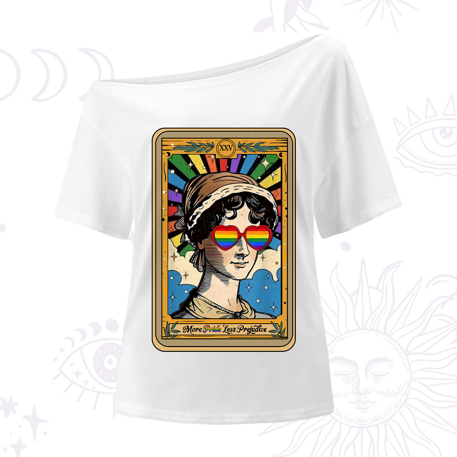 Purplehecate The More Pride Less Prejudice Tarot One Shoulder T-Shirt