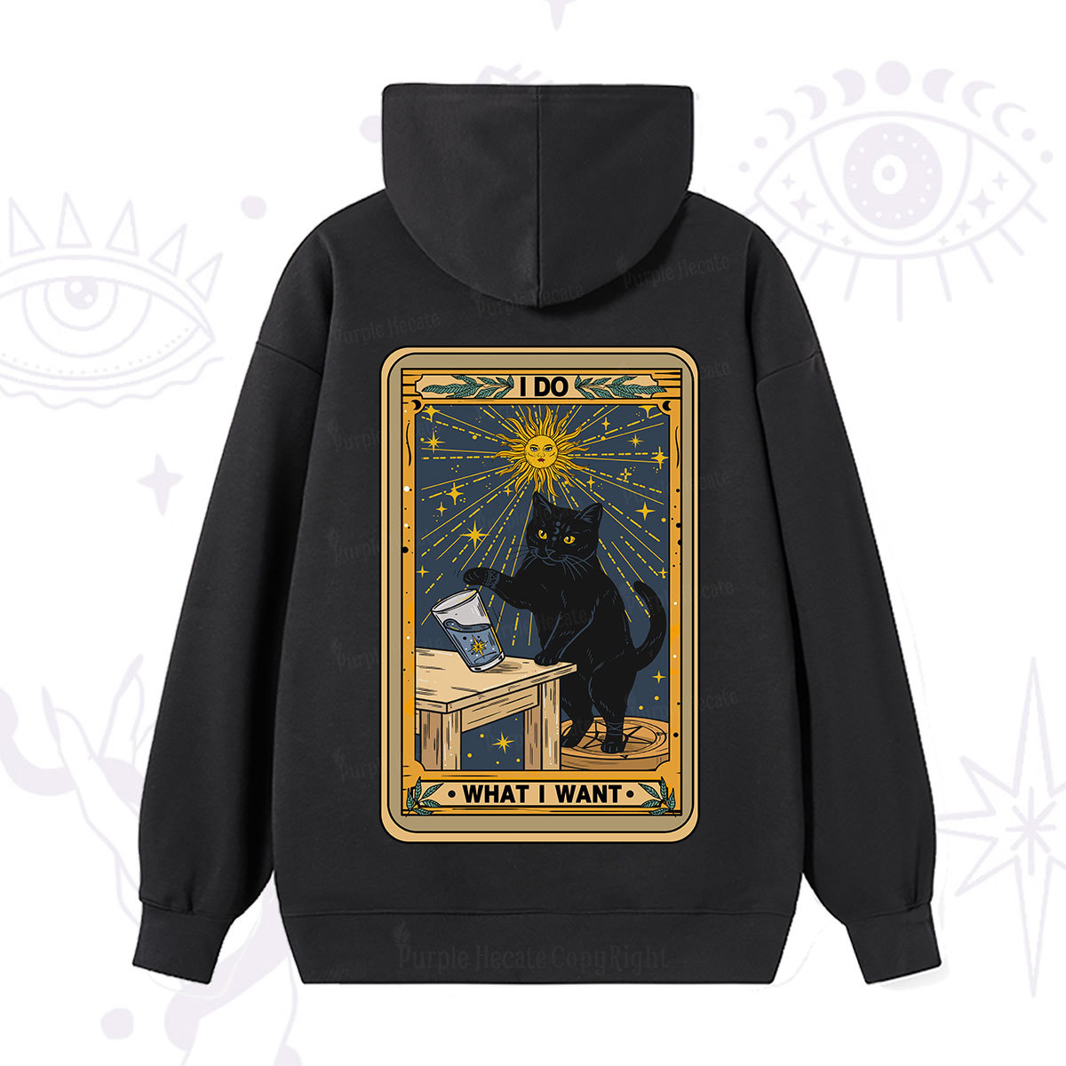 Purplehecate I Do What I Want Cats Hoodie