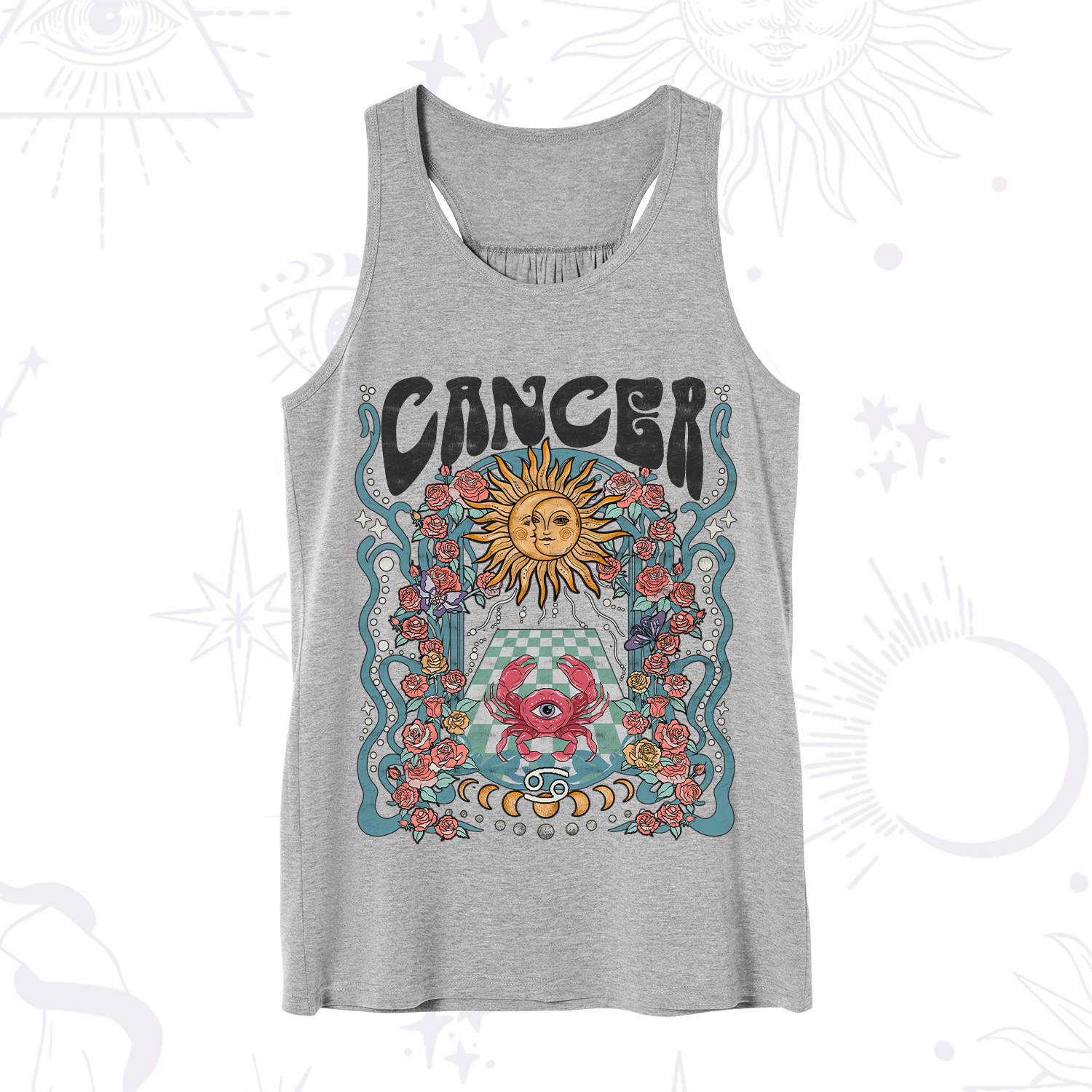 Purplehecate Cancer Spirit Zodiac Tank