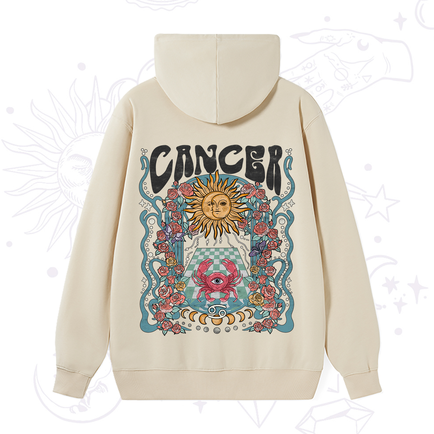 Purplehecate Cancer Spirit Zodiac Hoodie