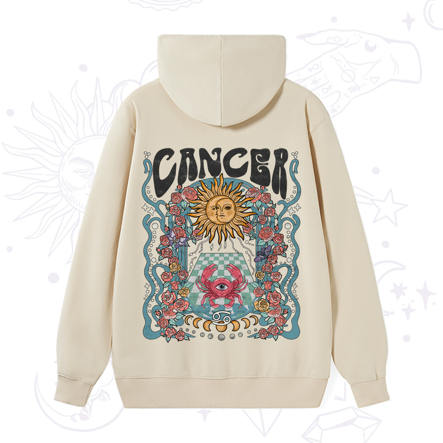 Purplehecate Cancer Spirit Zodiac Hoodie