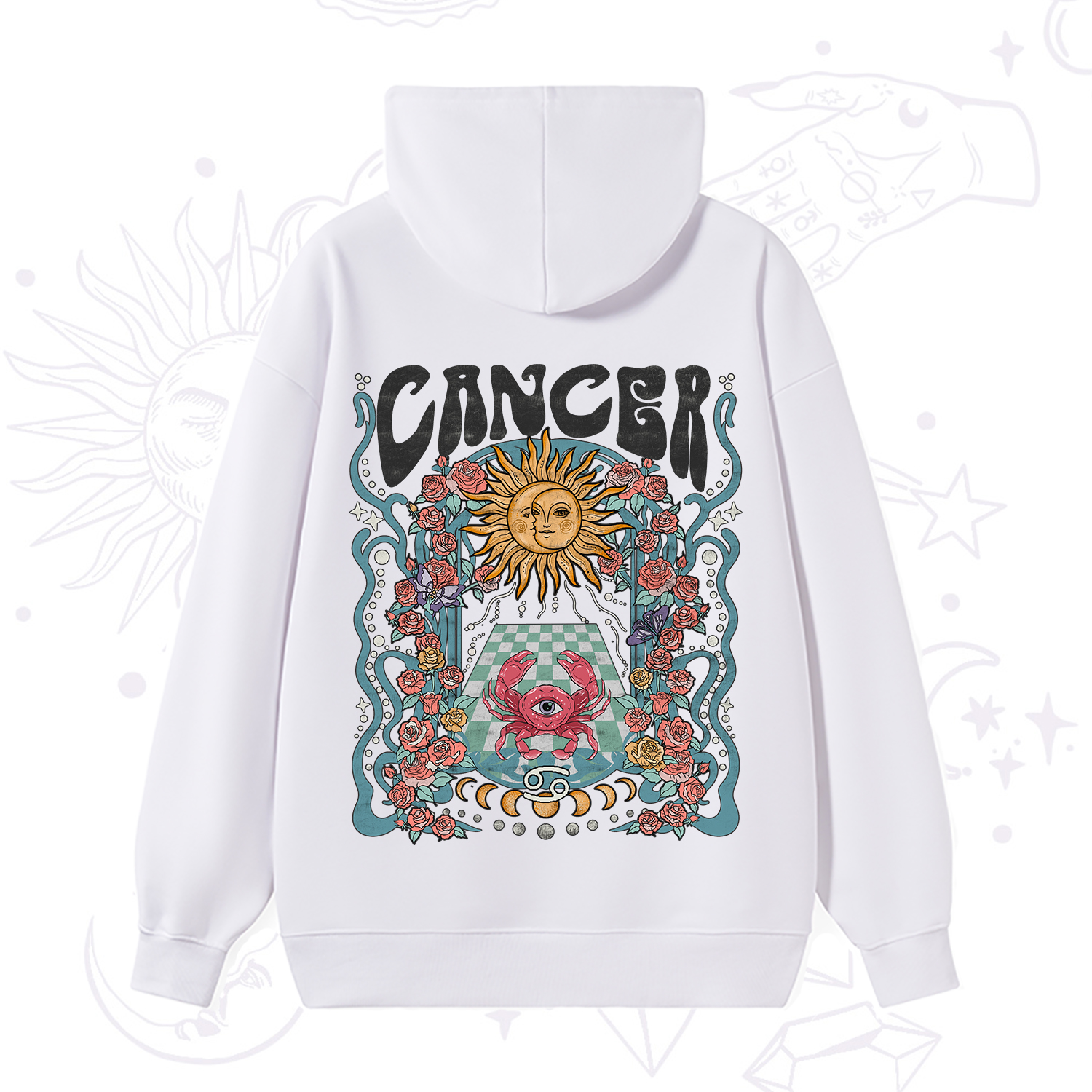 Purplehecate Cancer Spirit Zodiac Hoodie
